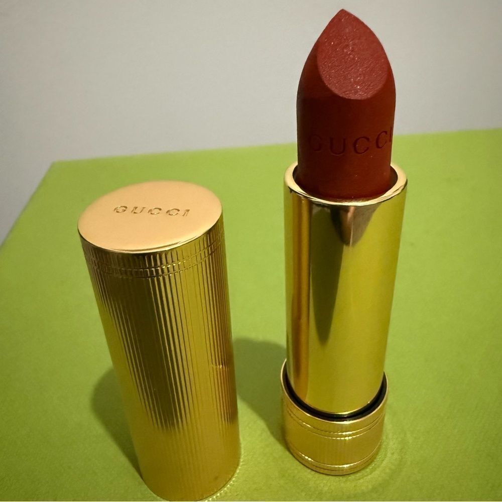 GUCCI ROUGE À LÈVRES MAT LIPSTICK – JANET RUST 505 - Picture 9 of 17